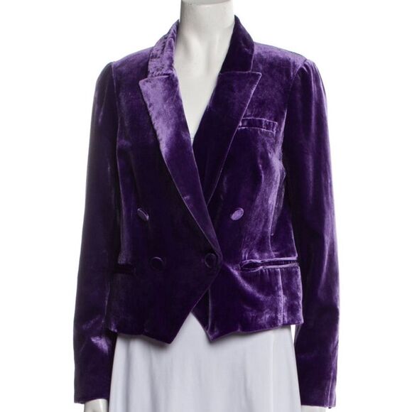 L'Agence Velvet Blazer Jacket
